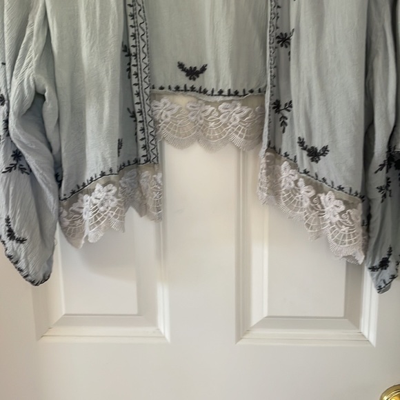 Free People Embroidered Kimono - Picture 7 of 13